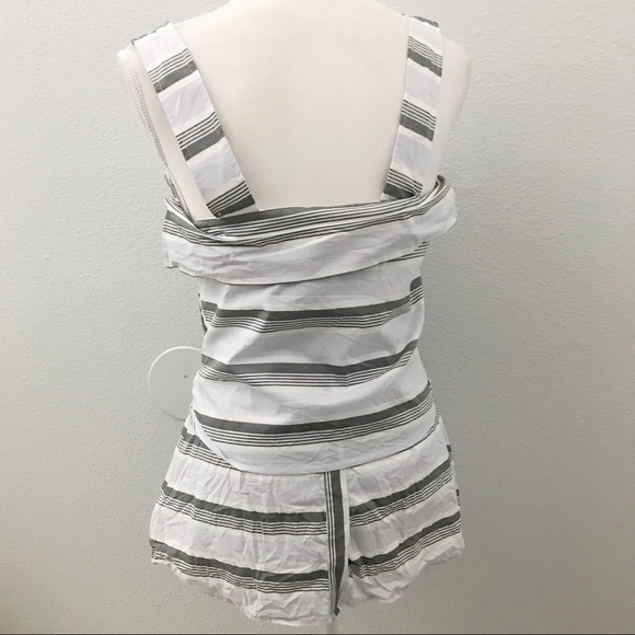 Derek Lam 10 Crosby striped cotton poplin top 6 - Picture 6 of 10